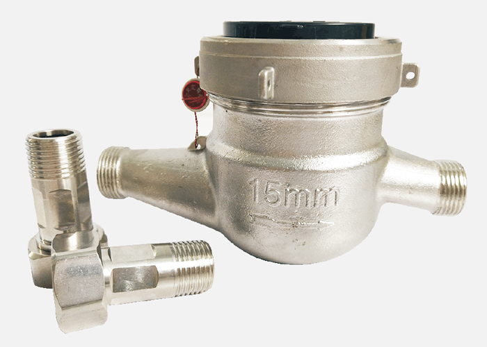 DN15-DN40不銹鋼304小液封水表